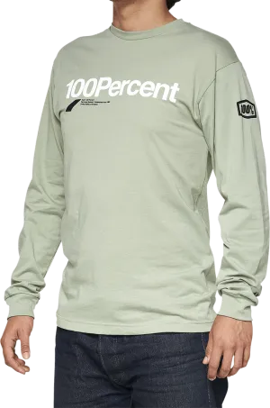 100% Bilto Long-Sleeve T-Shirt - Slate Green - Large 33009-486-12