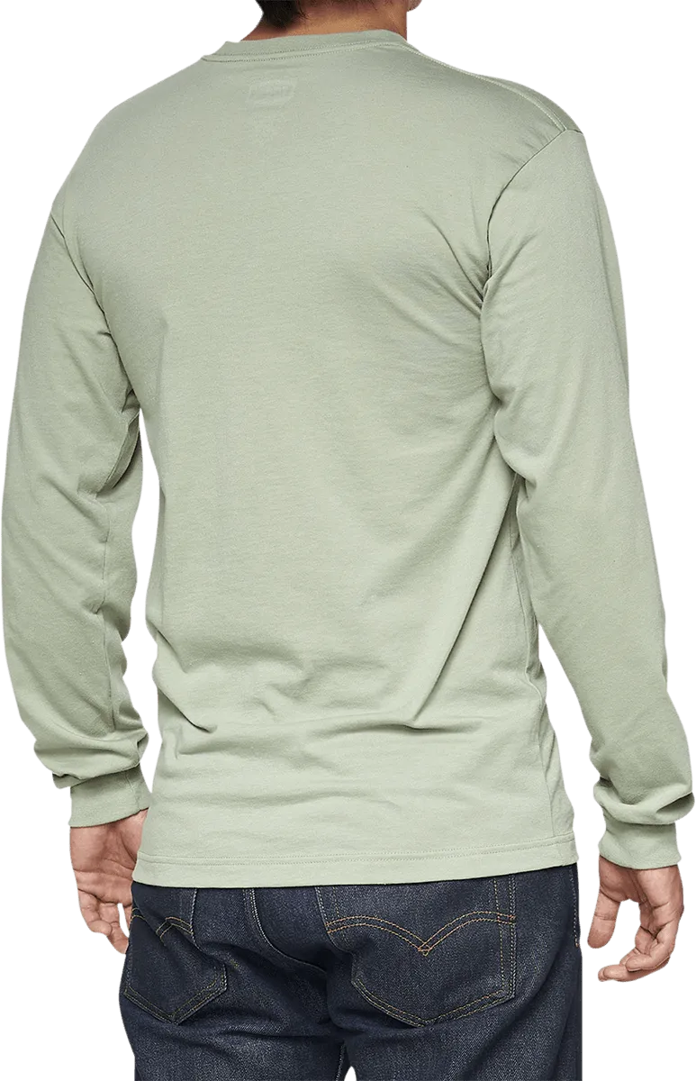 100% Bilto Long-Sleeve T-Shirt - Slate Green - Large 33009-486-12