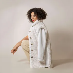 12 New teddy coat - creme