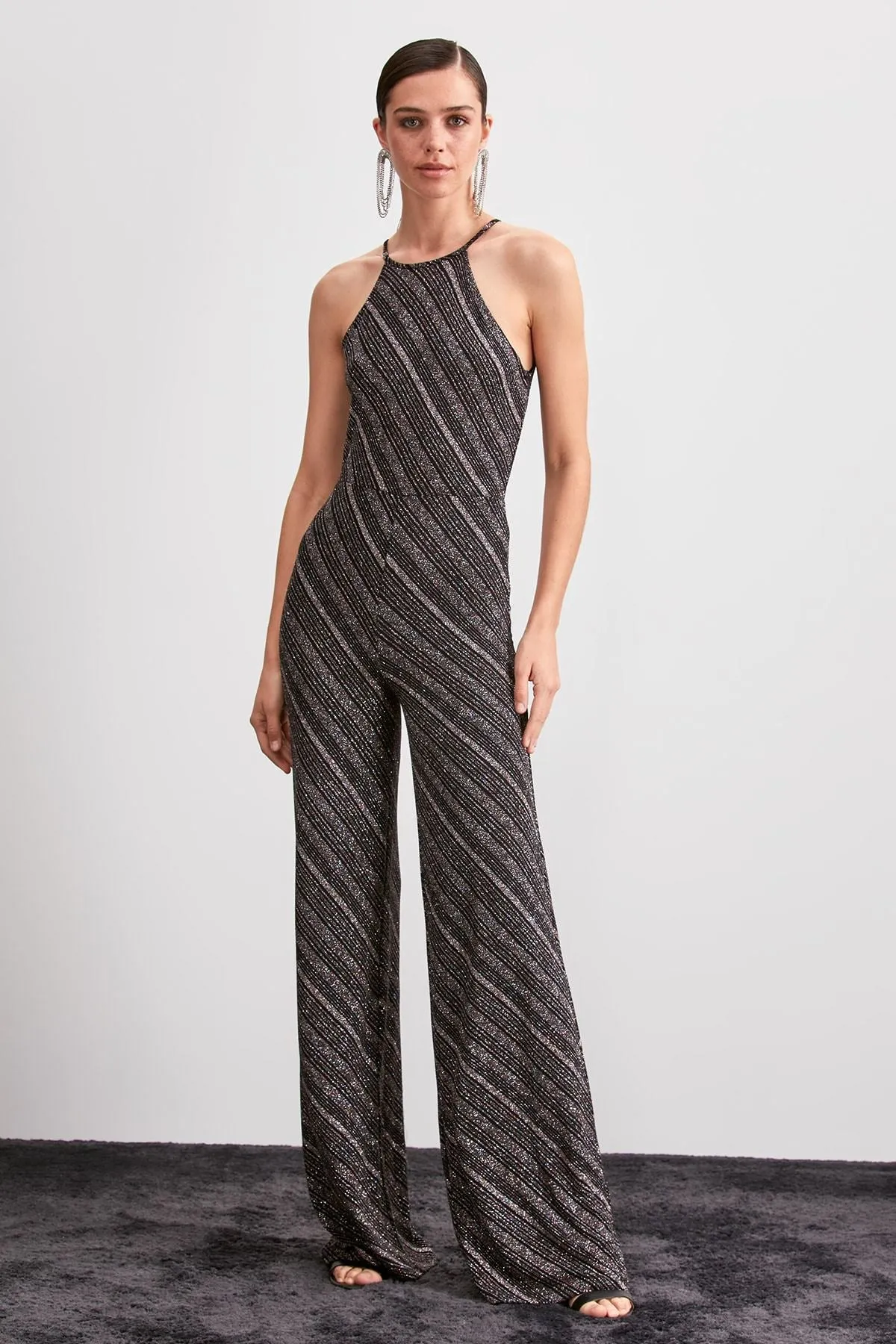 16173 Multi Colour Shimmer Jumpsuit