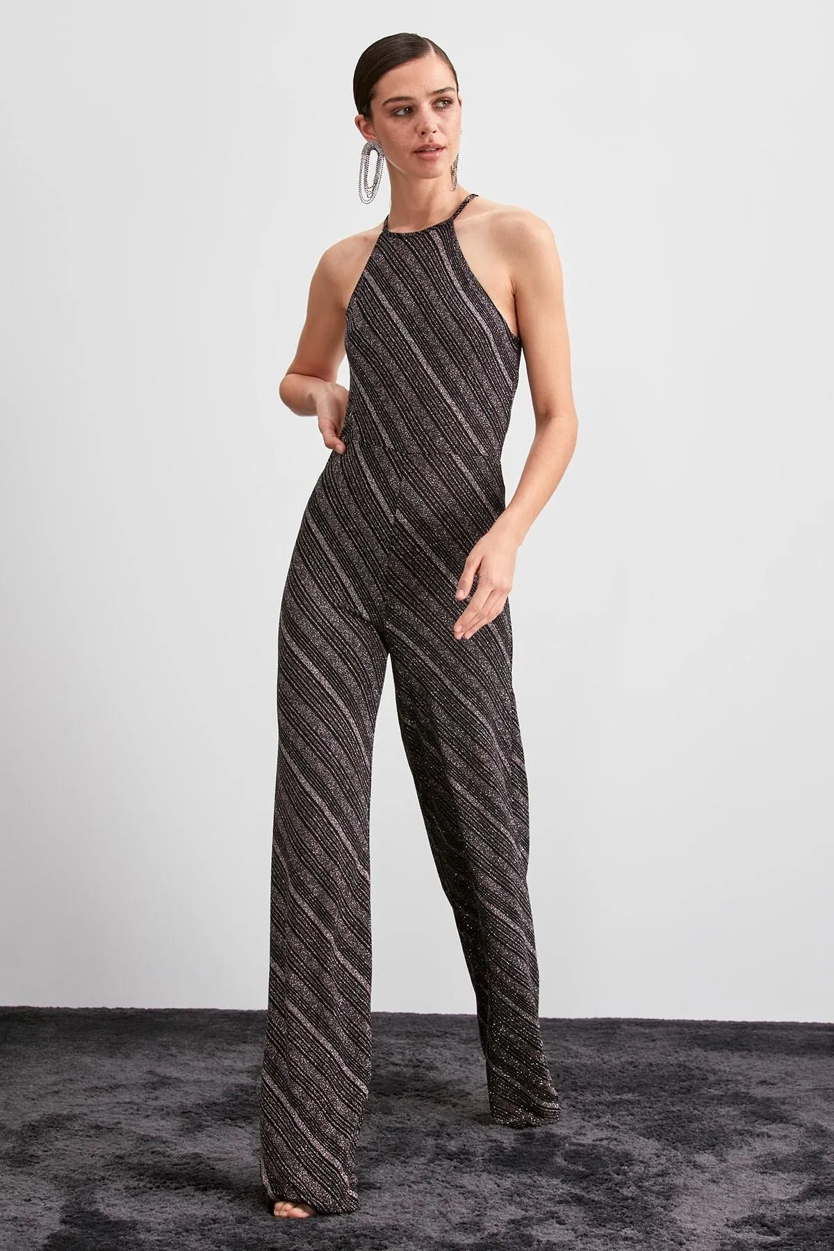 16173 Multi Colour Shimmer Jumpsuit