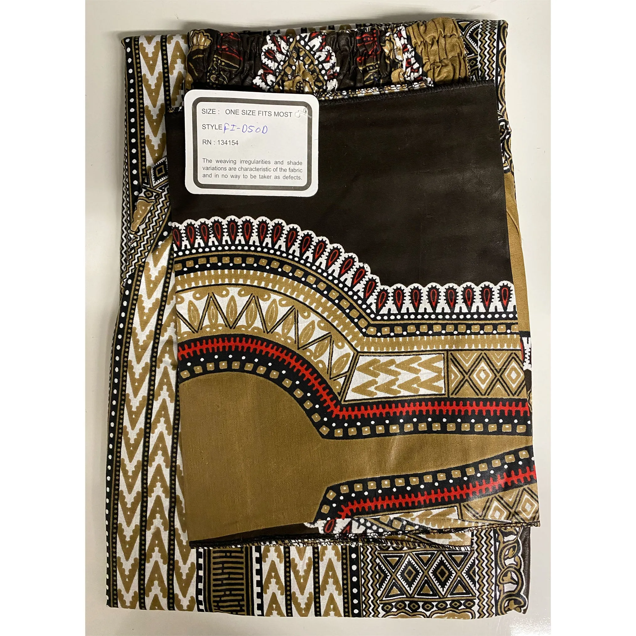 African Women's Dashiki High Waist Pants - FI-D50D