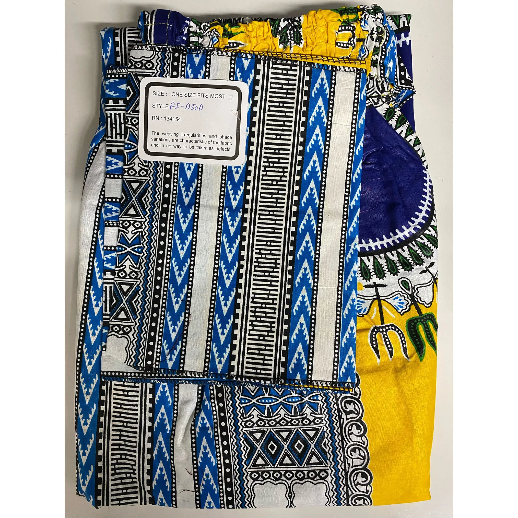 African Women's Dashiki High Waist Pants - FI-D50D