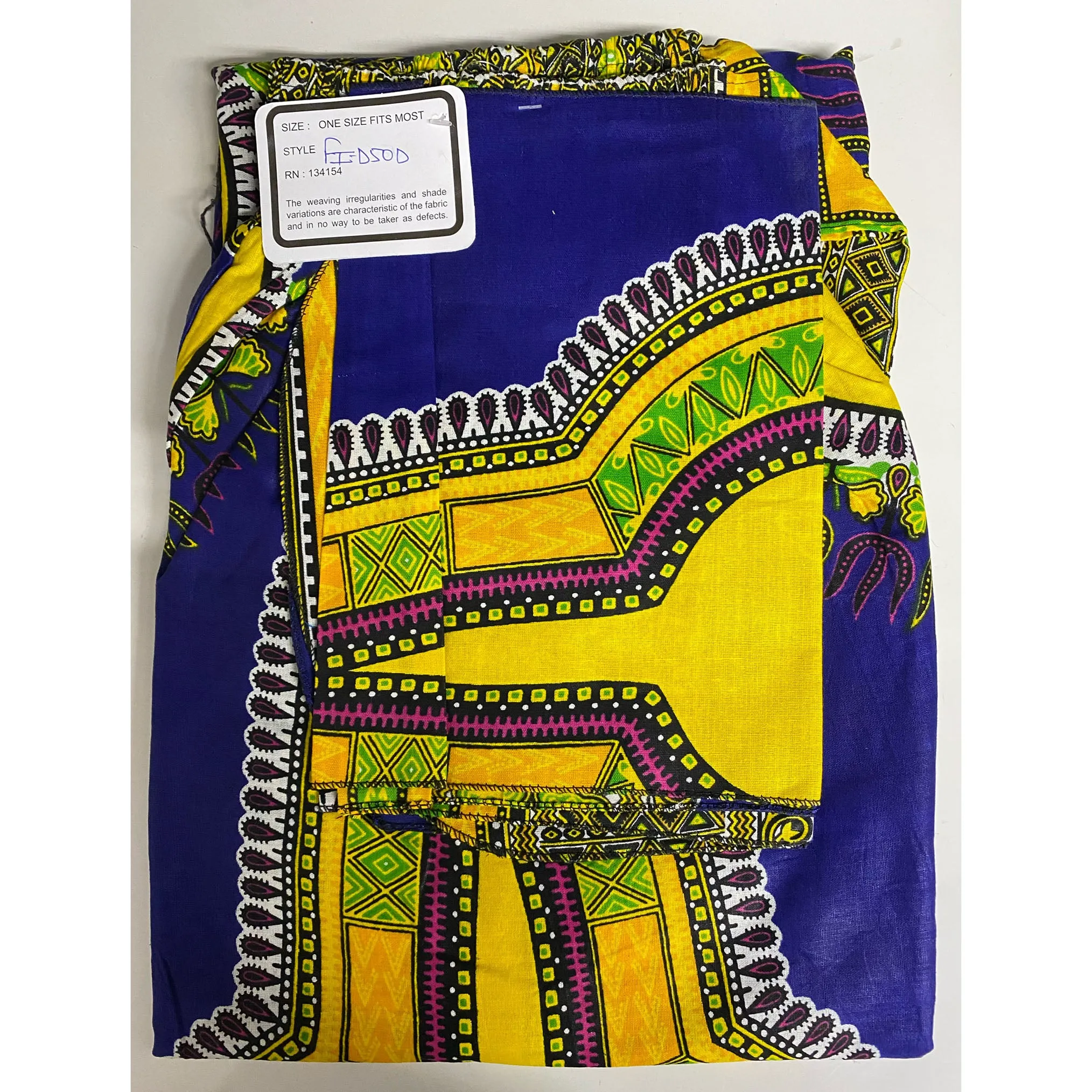 African Women's Dashiki High Waist Pants - FI-D50D