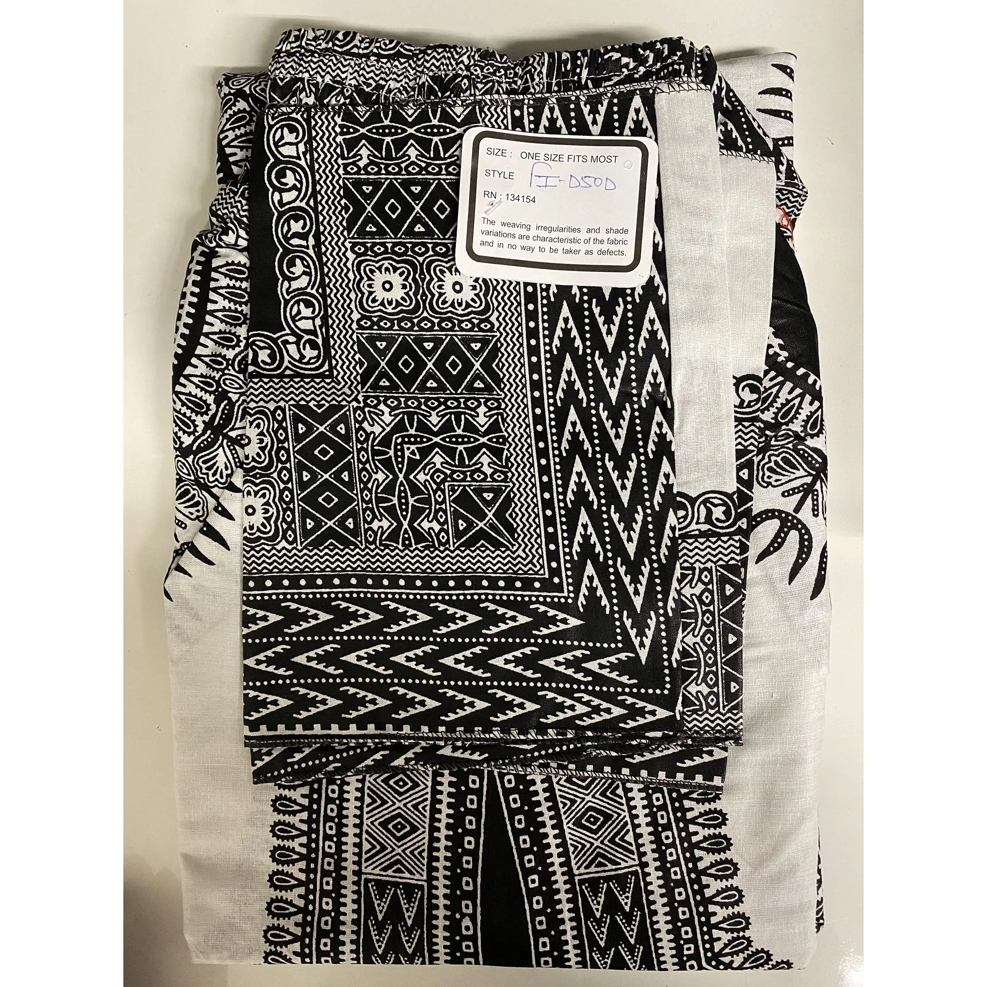 African Women's Dashiki High Waist Pants - FI-D50D