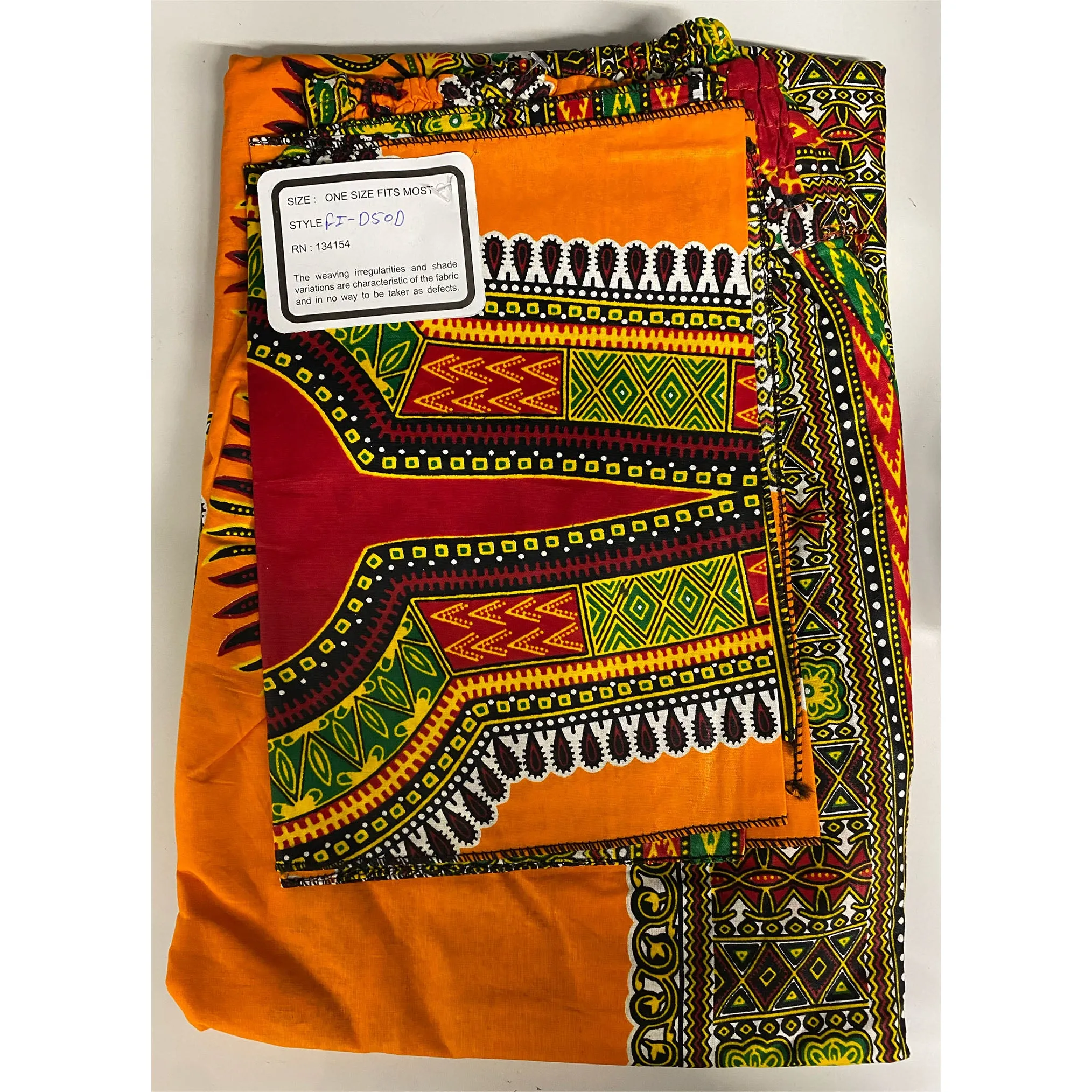 African Women's Dashiki High Waist Pants - FI-D50D