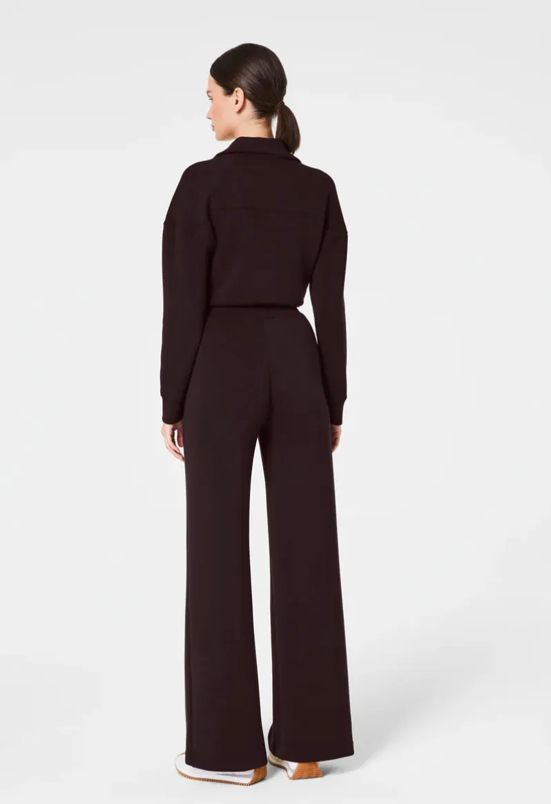 Air Essentials Long Sleeve Wide Leg Jumpsuit