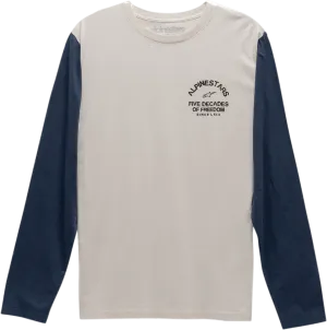 ALPINESTARS Decades Long-Sleeve T-Shirt - Natural - Medium 12117400991M