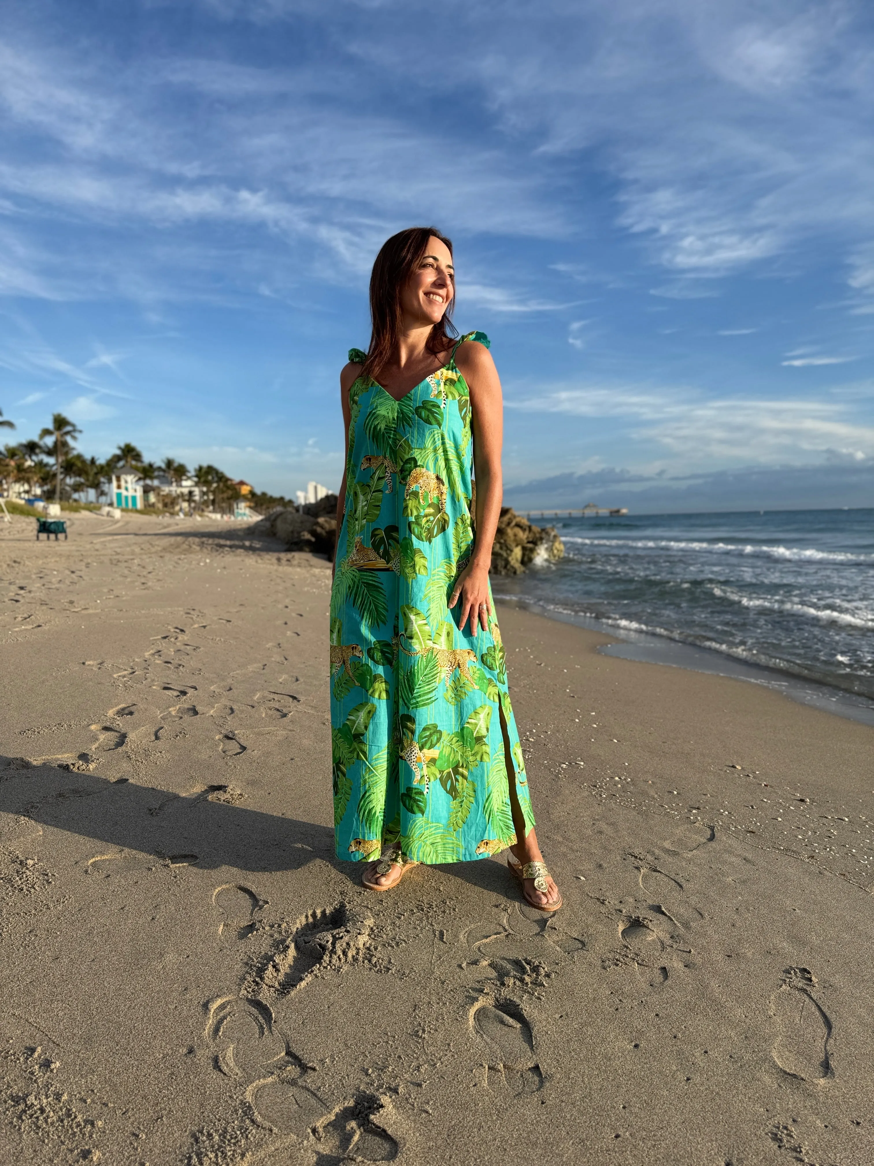 Angel Jumpsuit | Caribbean Leopard