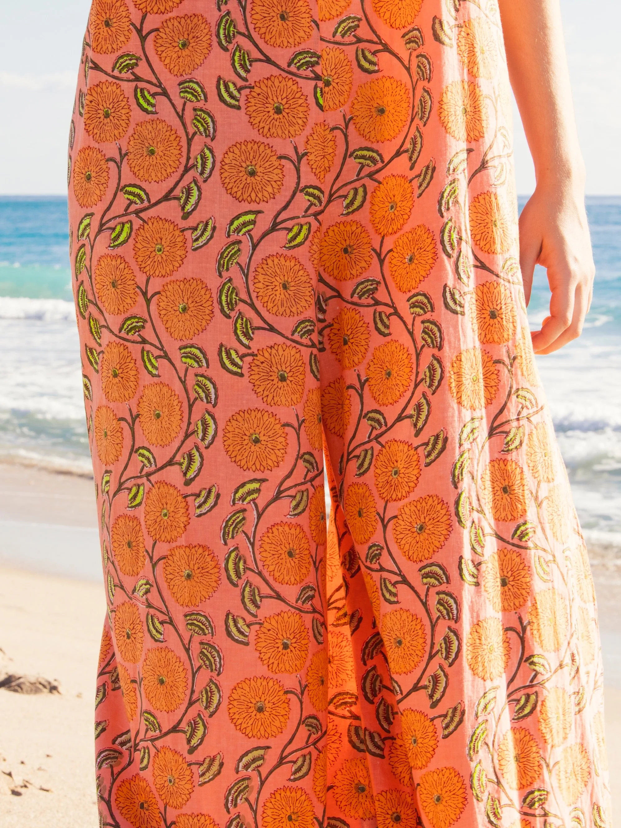 Angel Jumpsuit | Dahlia Peach
