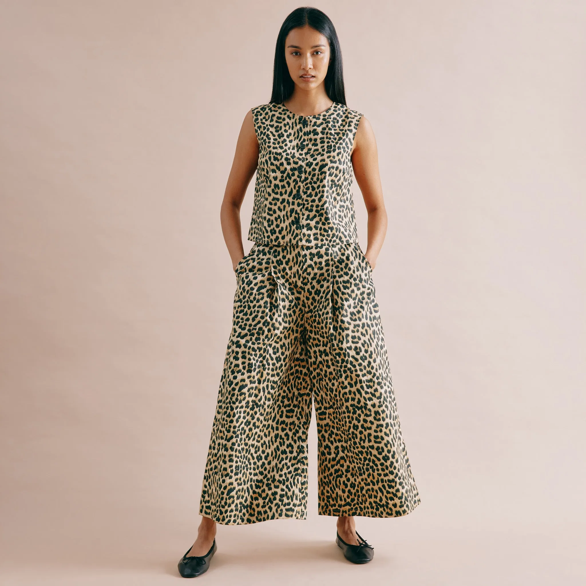Animal Cotton Culottes