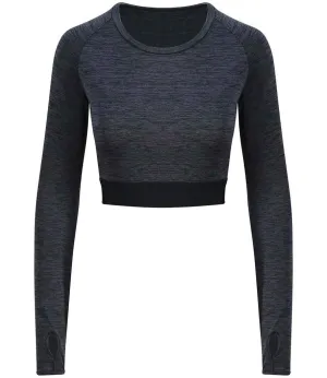 AWDis Ladies Cool Long Sleeve Crop Top