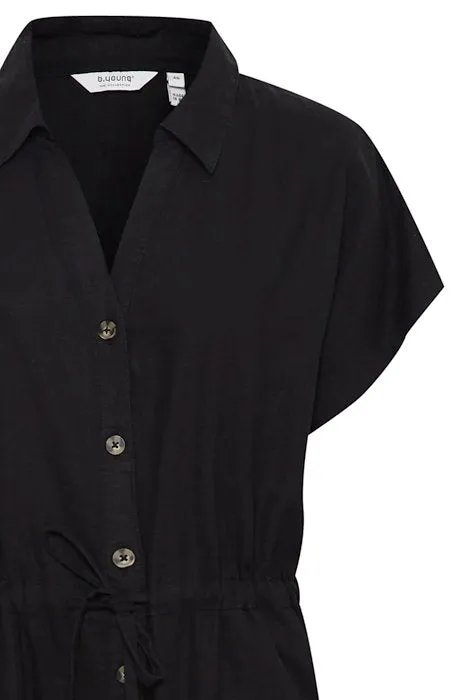 B Young Falakka Linen V Jumpsuit