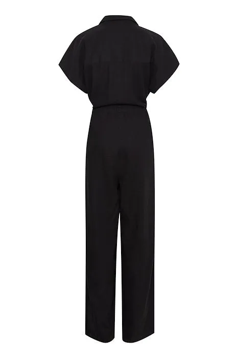 B Young Falakka Linen V Jumpsuit