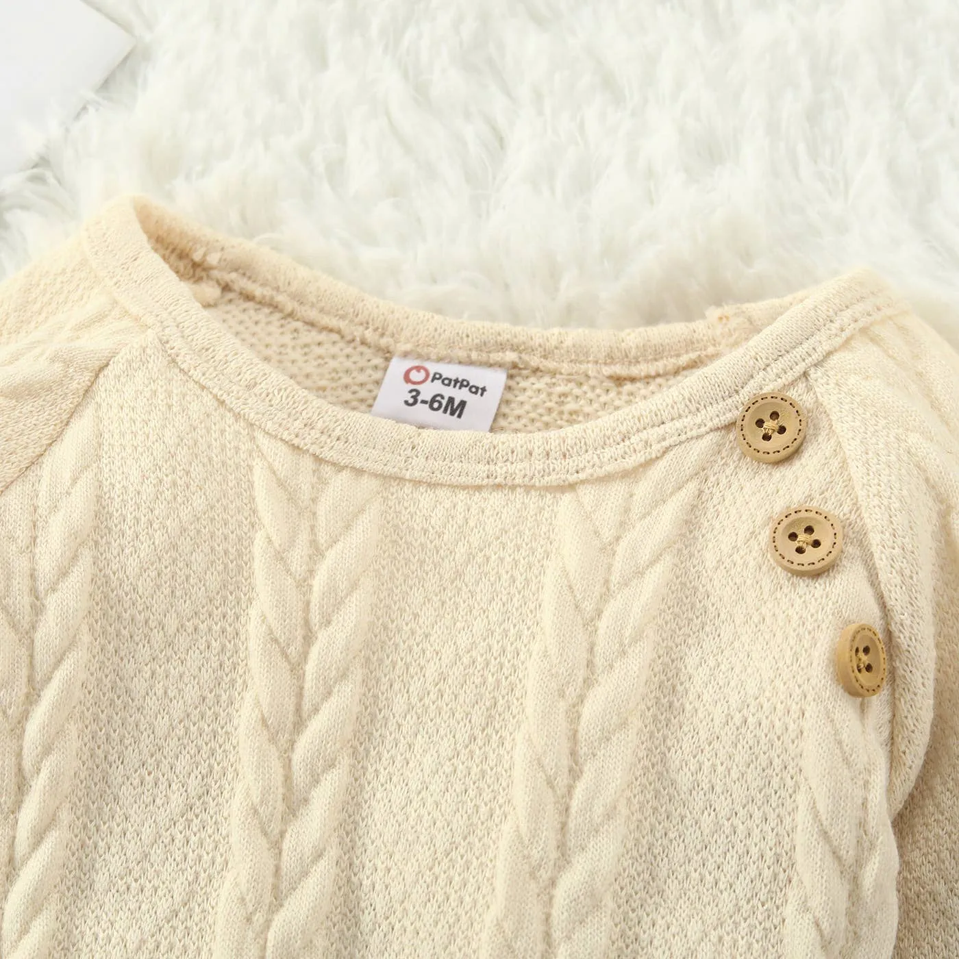 Baby Cable Knit Onesie