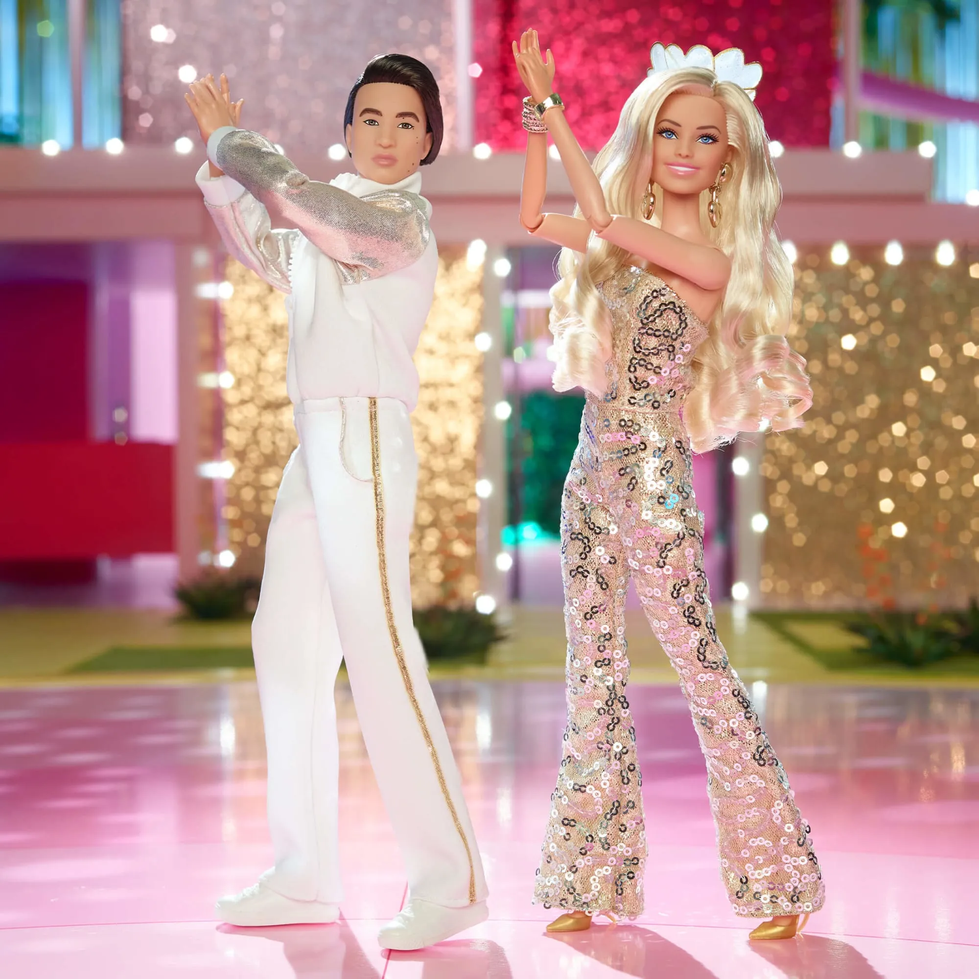 Barbie in Gold Disco Jumpsuit – Barbie The Movie