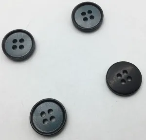Blue Four Hole Plastic Button