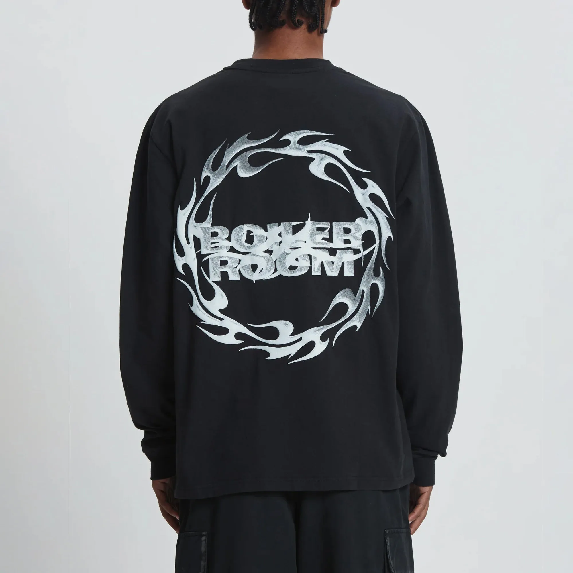 Boiler Room Mens Tribal Long Sleeve