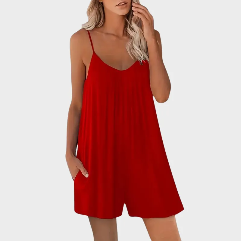 BRISA - Casual Ärmlös Romper Jumpsuit