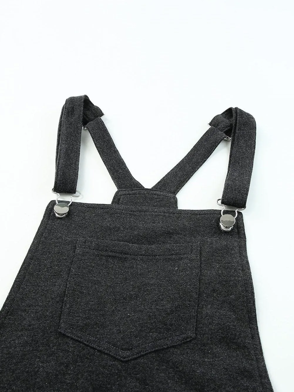 Button-Down Denim Jumpsuit