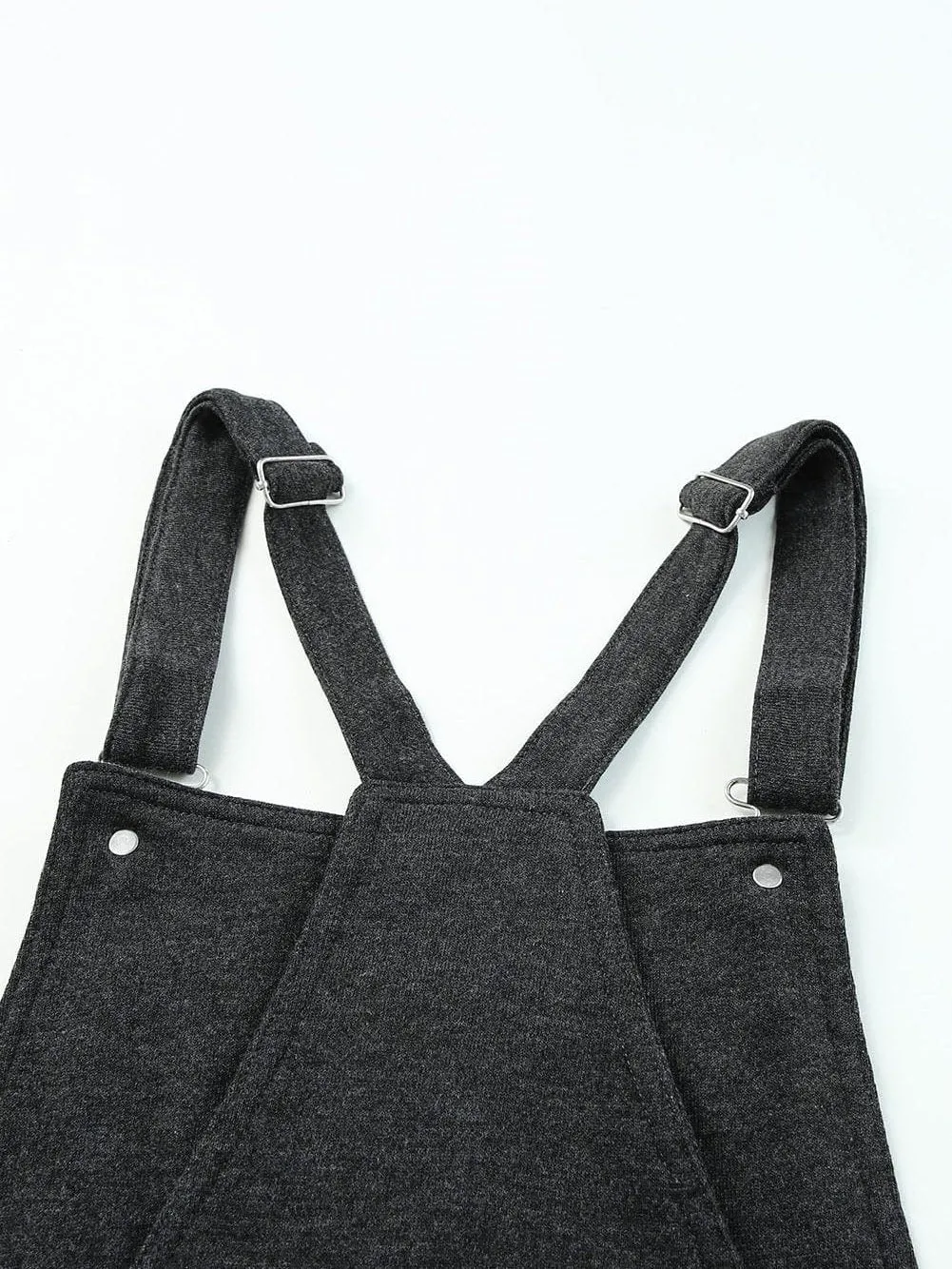Button-Down Denim Jumpsuit