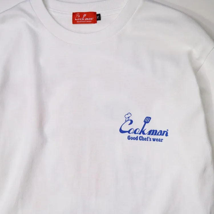 Cookman Long Sleeve T-shirts - TM Paint Pizza Party : White