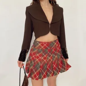 cropped overcoat - small