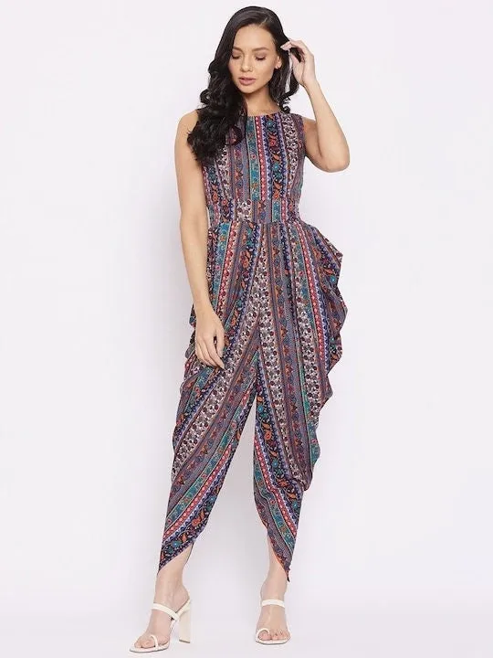 Designer Dhoti Jumpsuit For Women
