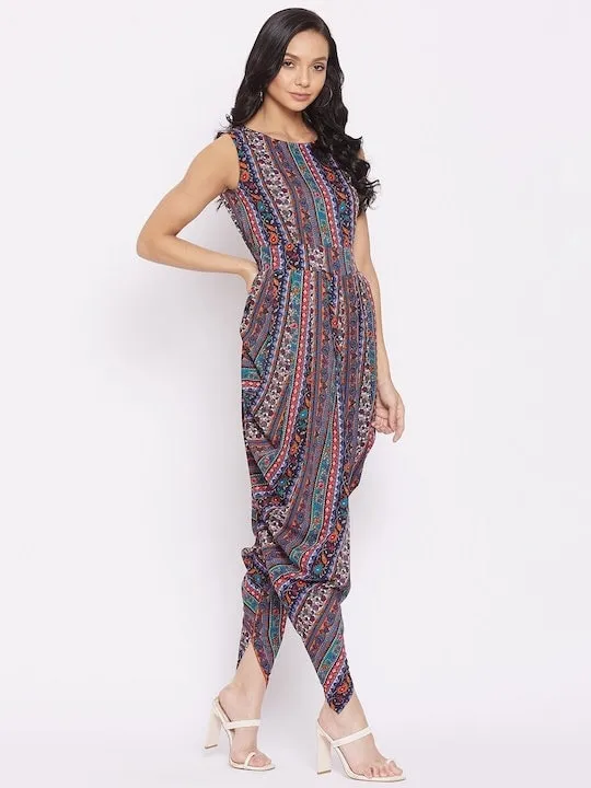 Designer Dhoti Jumpsuit For Women