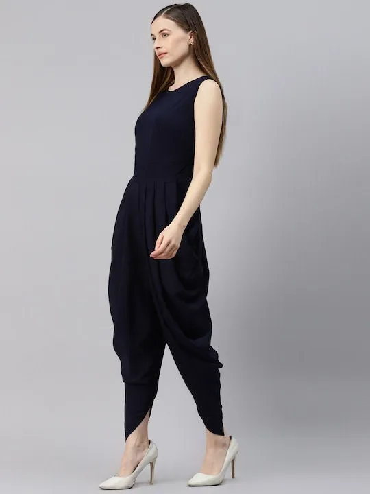 Designer Indian Dhoti Jumpsuit With Jacket For Women