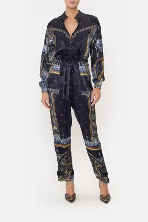 DRAWSTRING ZIP JUMPSUIT FOREVER FAMILY