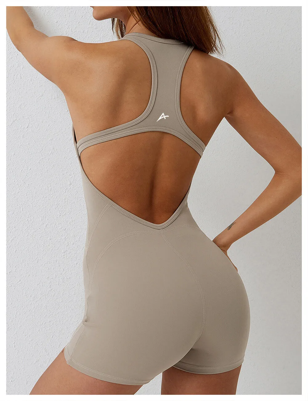 Elevate Lux Jumpsuit Mocha Brown