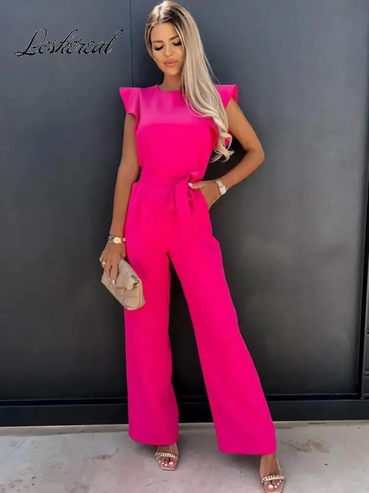Emily - High-Waist Women's Jumpsuit