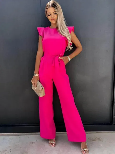 Emily - High-Waist Women's Jumpsuit