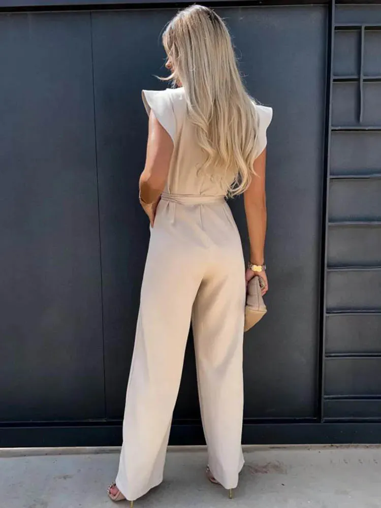 Emily - High-Waist Women's Jumpsuit