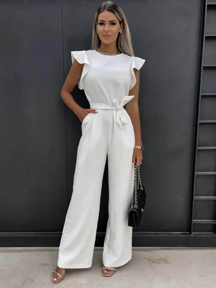 Emily - High-Waist Women's Jumpsuit