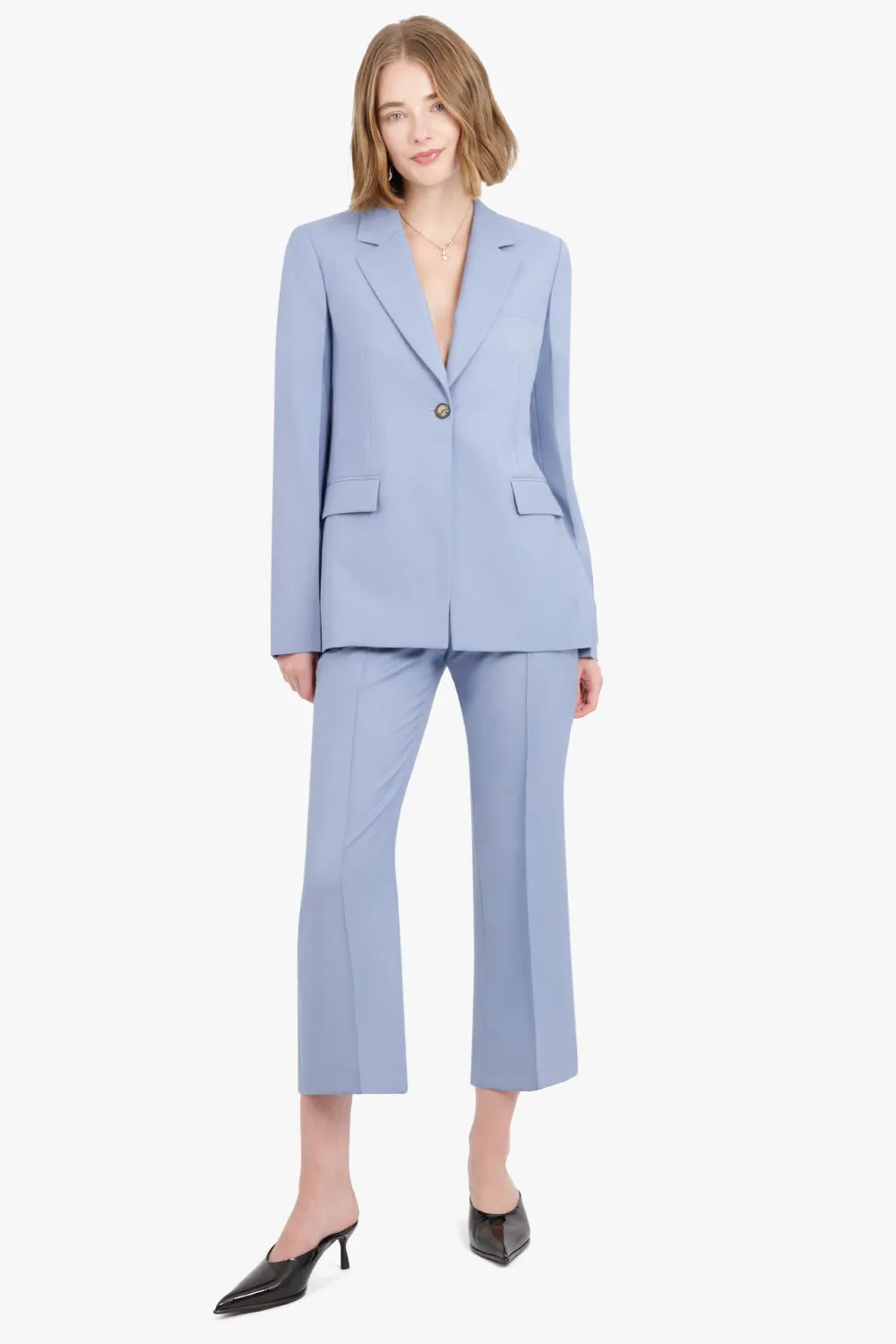 Flared Cropped Pant | Fog