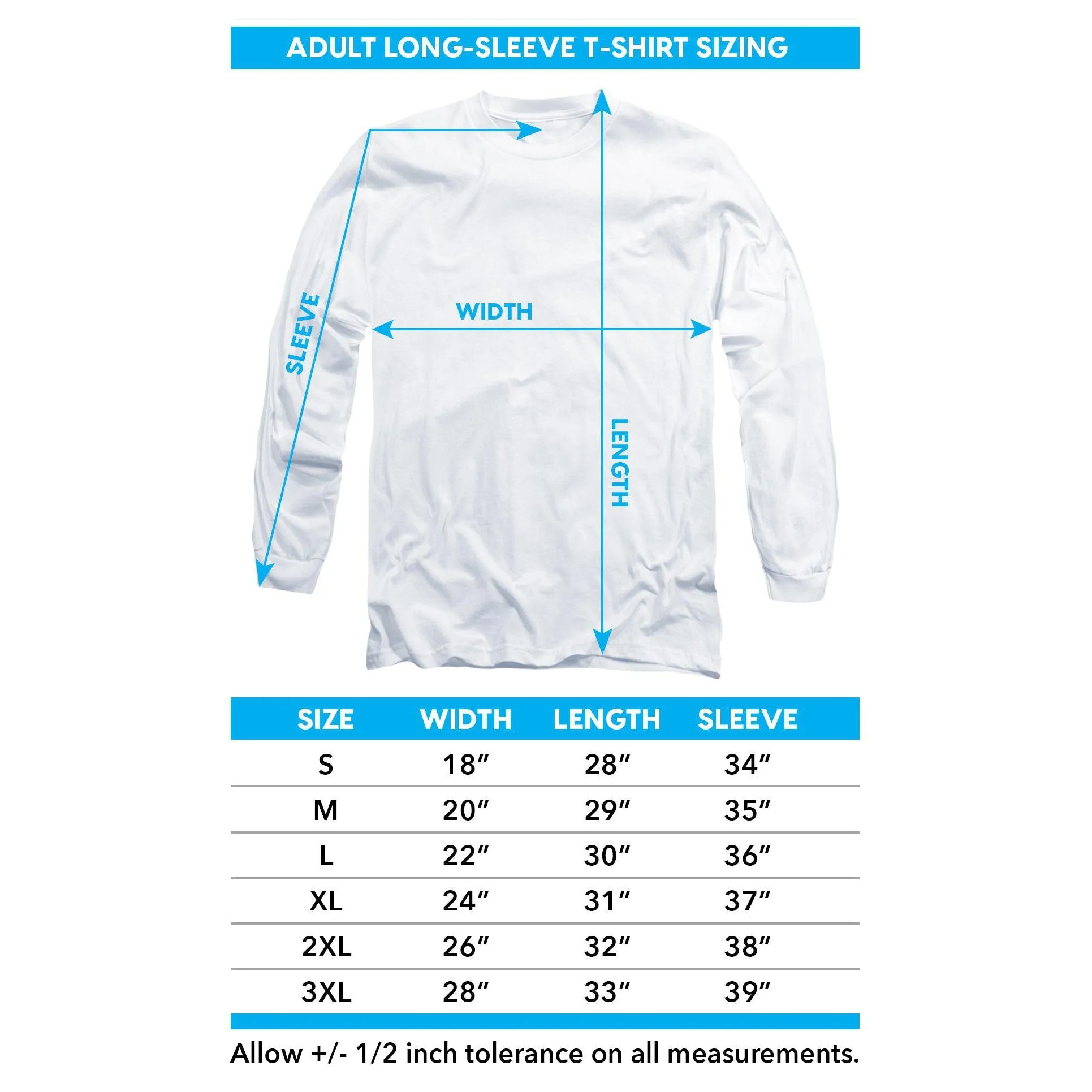 Ford Mustang Stack Long-Sleeve T-Shirt