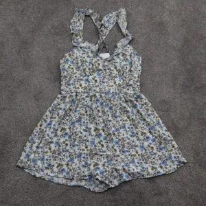 Forever 21 Womens Floral One Piece Jumpsuit Sleeveless Multicolor Size M NWT