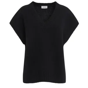 Gilet in lana nero
