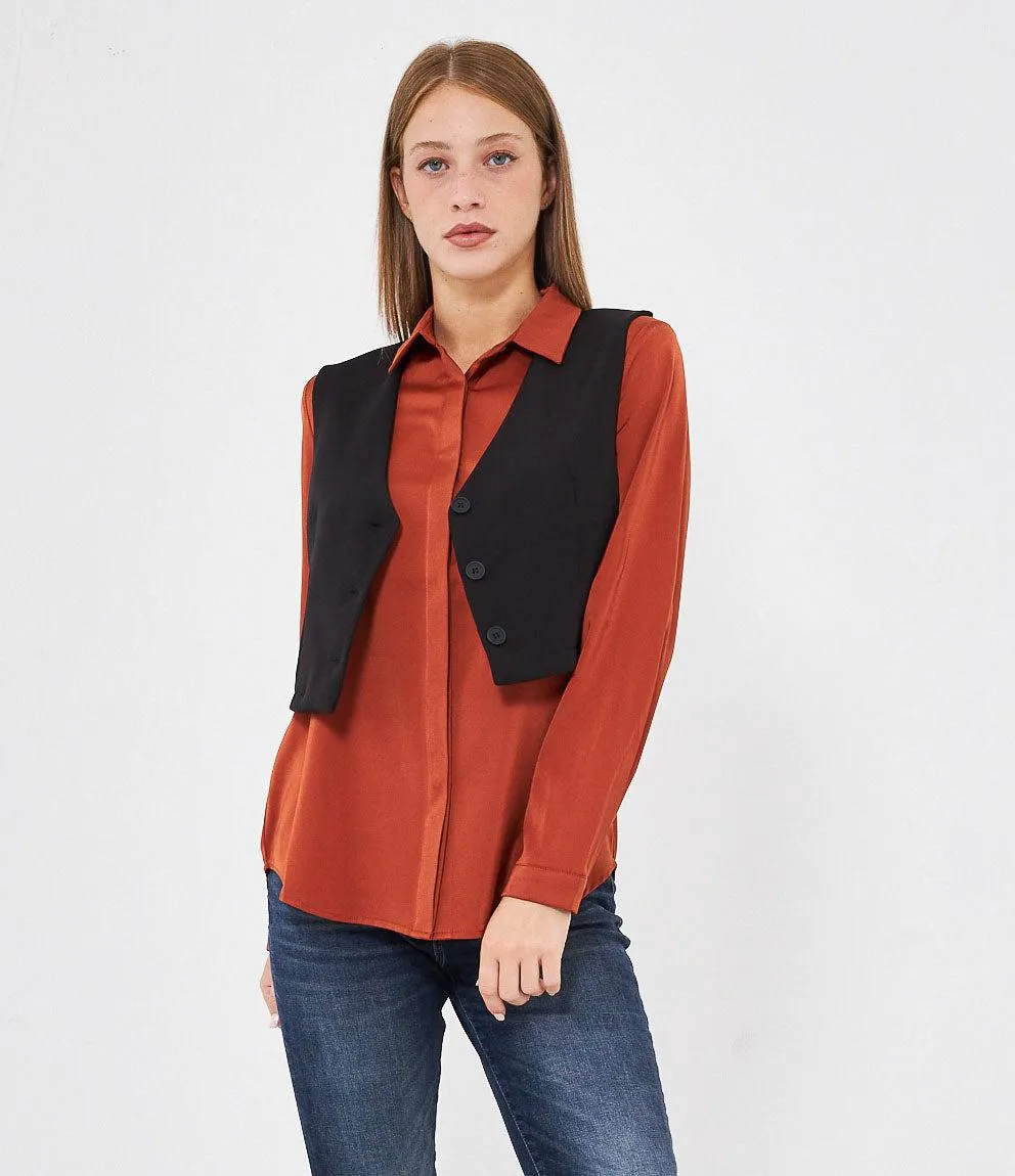 Gilet tre bottoni