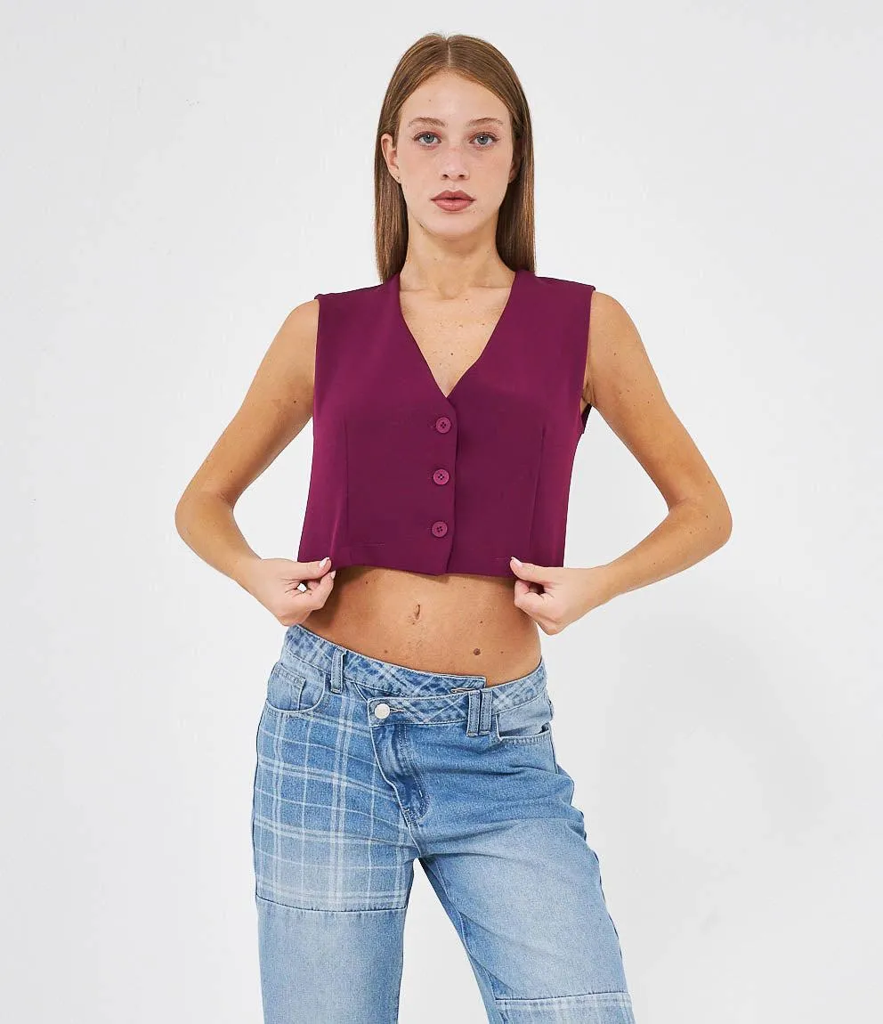 Gilet tre bottoni