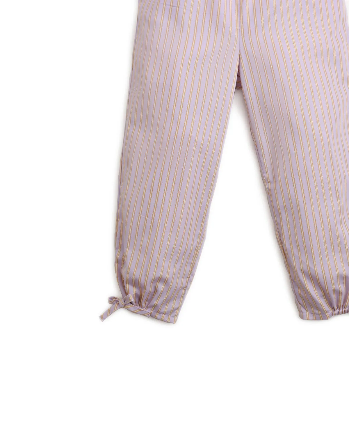 GIRLS STRAPPY STRIPES JUMPSUIT
