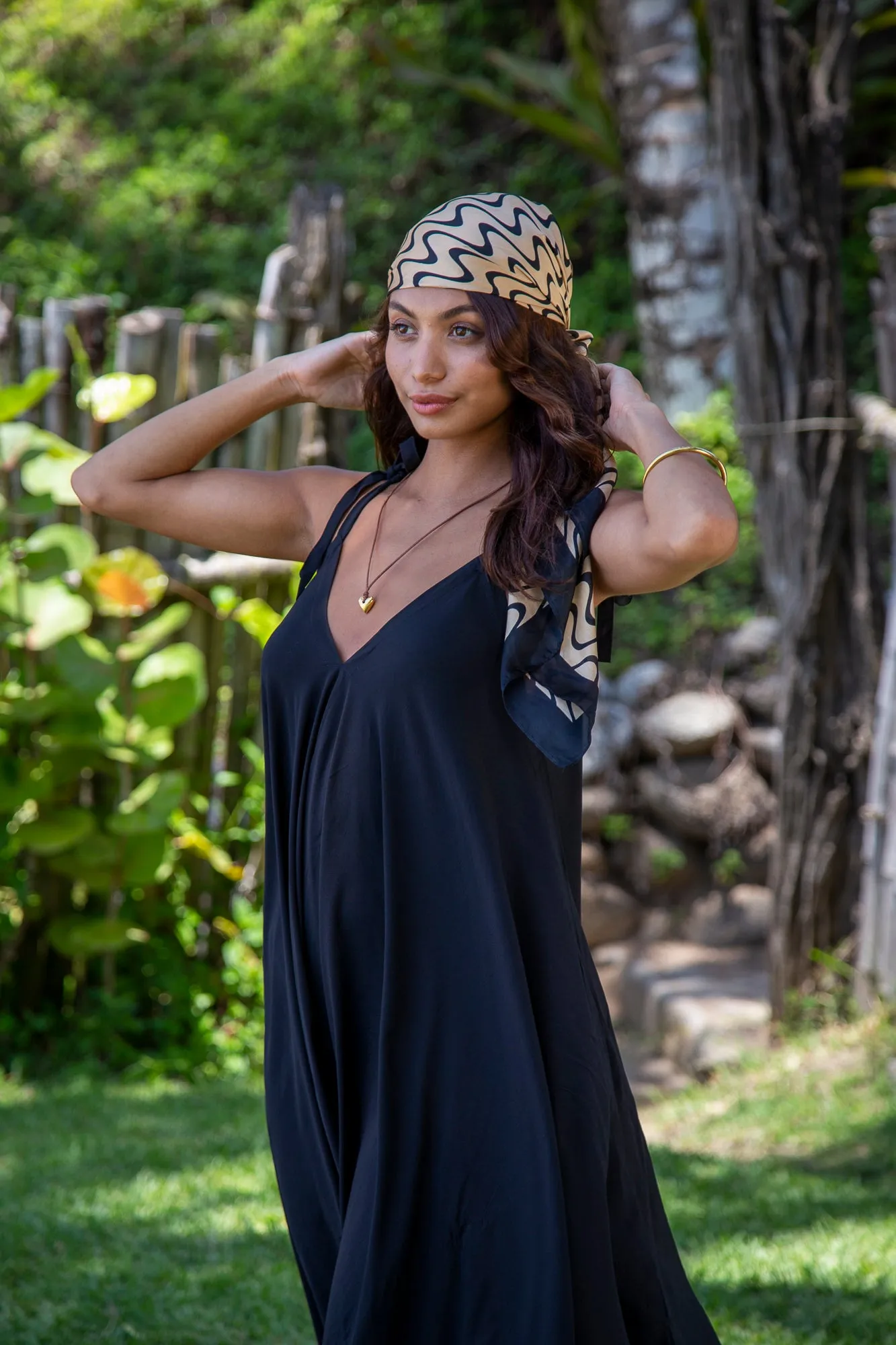 Gypsy Jumpsuit in Premium Santorini Solid Black