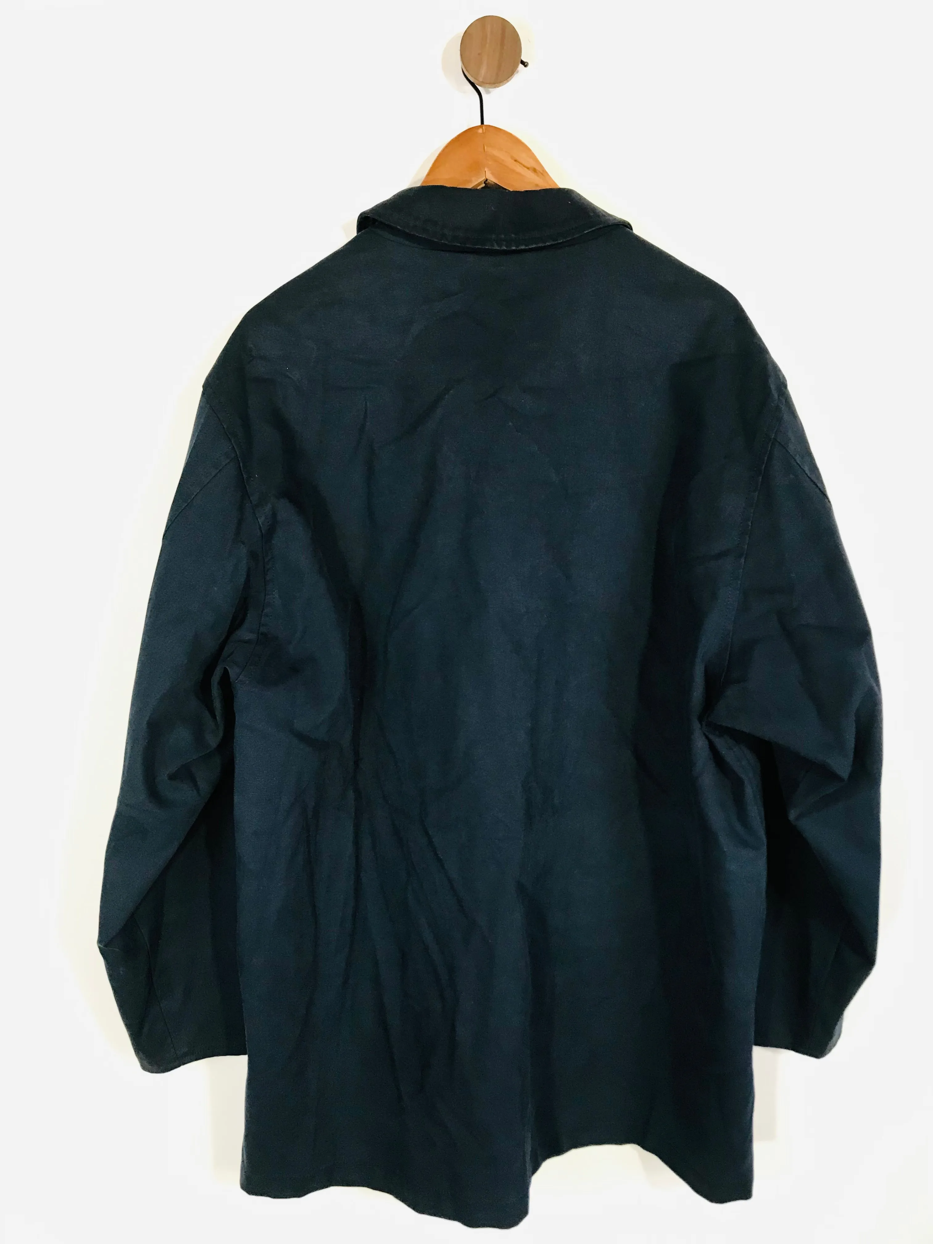 Hackett Men's Overcoat Coat | L | Blue