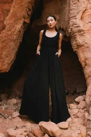 Hallie Jumpsuit in Black - FINAL SALE
