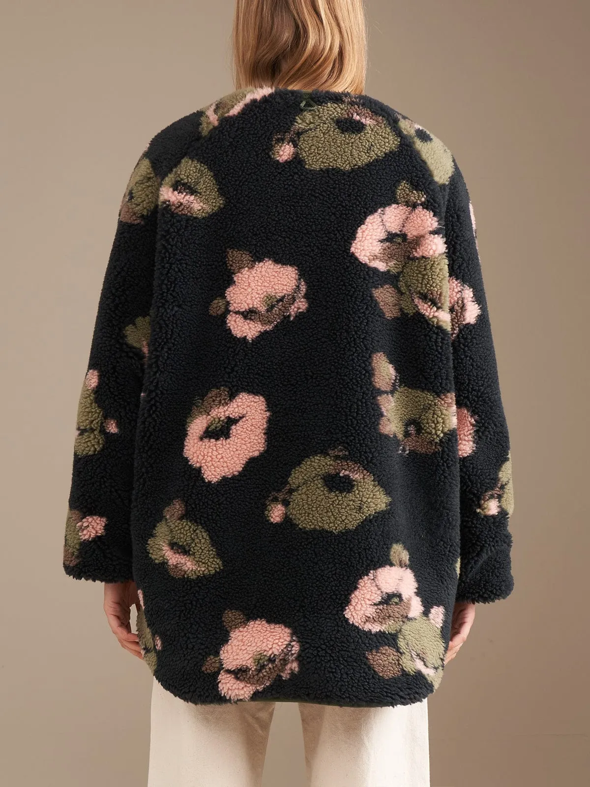 Hamon Coat Reversible- Black and Khaki
