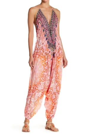 Harem Jumpsuit in Pink