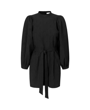 Harriet Short Jumpsuit - Black Flower