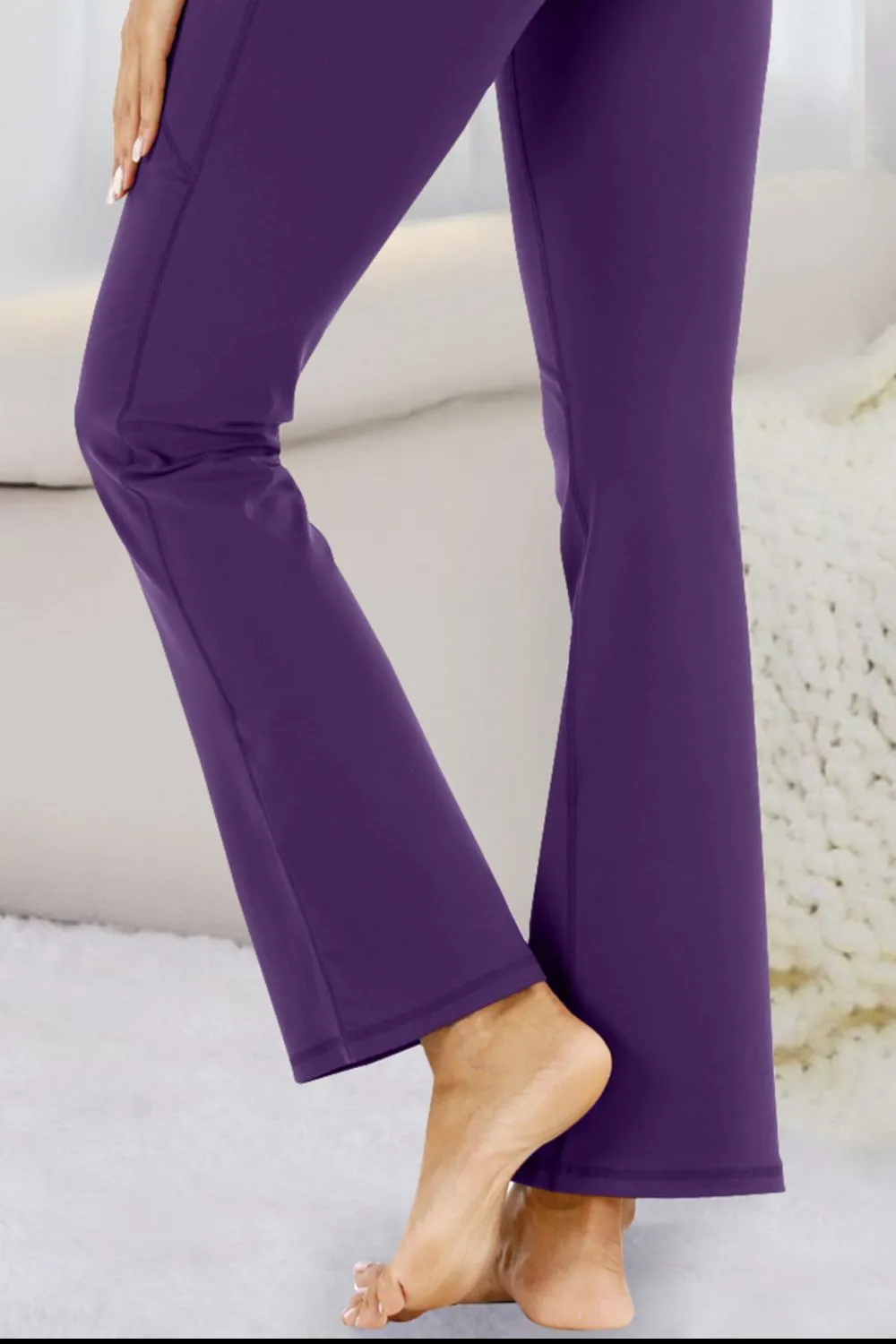 High Waist Flare Active Pants